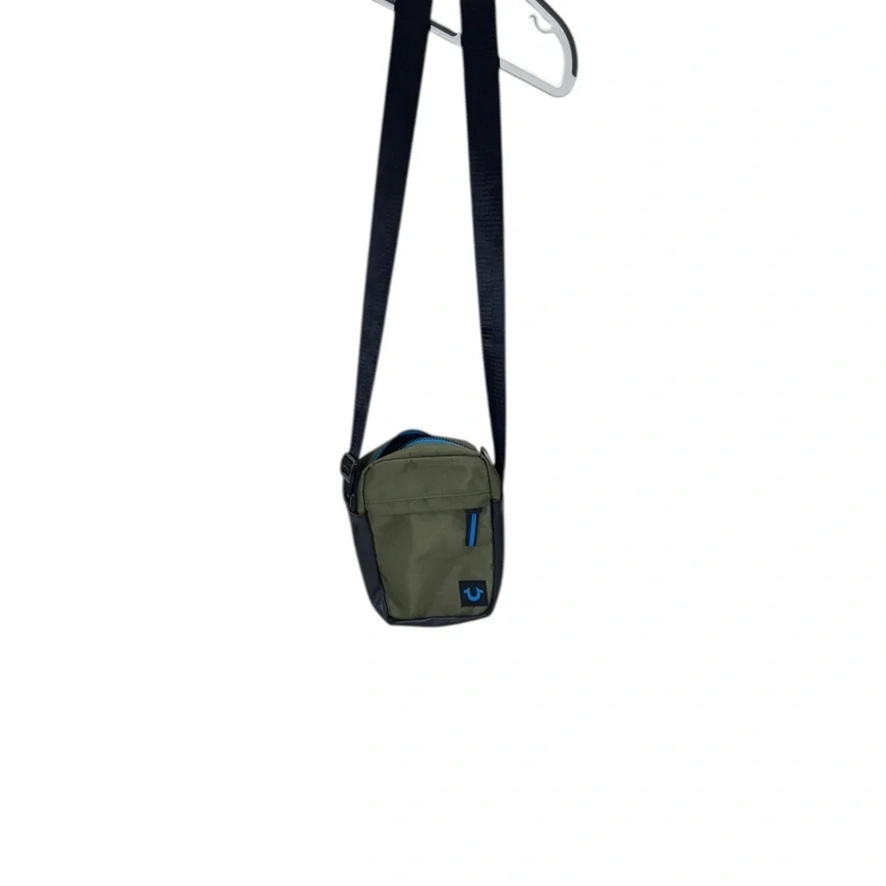 True Religion .Olive and Black Crossbody Bag